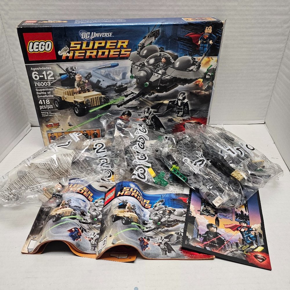 Lego Super Heroes DC Universe 76003 General ZOD Colonel Hardy FAORA TOR-AN READ - Picture 2 of 16